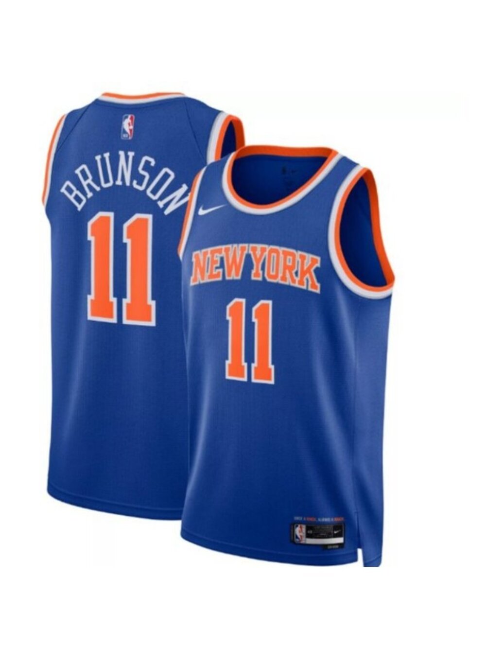 Kids Youths Jalen Brunson Blue Stitched Jersey